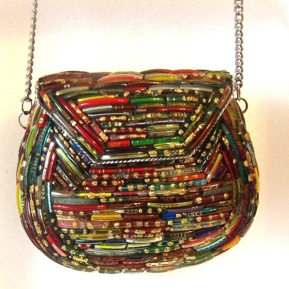 Tara Glass Wedding Bangle Hard Shell shoulder bag - Picture 1 of 4